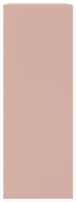 Aparador 67x39x107 cm aço rosa