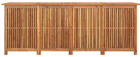 Caixa de arrumação para jardim 200x80x75 cm acácia maciça