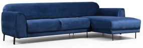 **** Sofá-Cama de Canto Image Corner – Azul Marinho – 287 x 169 cm

**