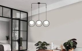 Candeeiro Dolunay – Branco e Preto – 90 x 15 cm