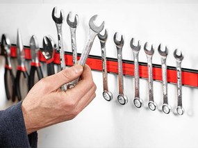 Conjunto de 6 tiras magnéticas de 45 cm, incluindo material de montagem