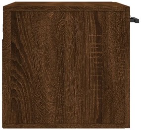 Armário parede 60x36,5x35cm derivados madeira carvalho castanho