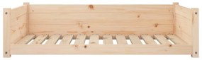 Cama para cães 105,5x75,5x28 cm madeira de pinho maciça