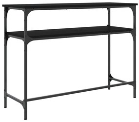 Mesa consola 100x35,5x75 cm derivados de madeira preto