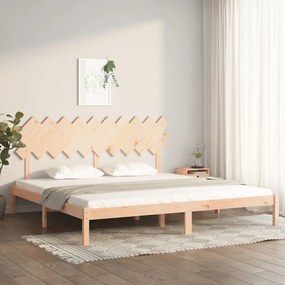vidaXL Estrutura de cama 200x200 cm madeira maciça