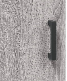 Armário alto 69,5x34x180 cm derivados de madeira sonoma cinza
