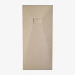 Base De Duche Em Resina Smc Retangular Antiderrapante E Extraplano Soho Castanho Areia Claro & 150 X 70 Cm - Sklum