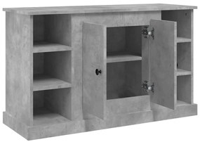 Aparador 100x35,5x60 cm derivados de madeira cinzento cimento