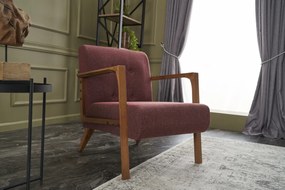Cadeira Wing Kemer – Vermelho Claret – 69x80x83 cm