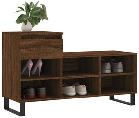 Sapateira 102x36x60 cm derivados de madeira carvalho castanho