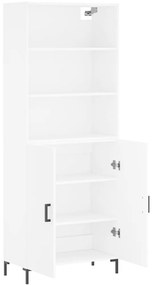 Armário alto 69,5x34x180 cm derivados de madeira branco