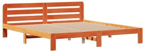 Cama com estante sem colchão 180x200 cm pinho maciço