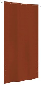 vidaXL Tela de varanda 140x240 cm tecido oxford terracota