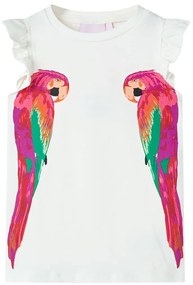 T-shirt infantil cor cru 104