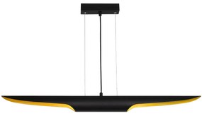 Candeeiro de Teto Efsun – Preto – 100 x 8 cm
