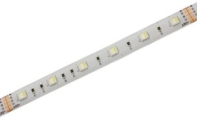 Fita LED EPISTAR SMD5050, RGB+W, DC24V, 5m (60Led/m 4 em 1) - IP20, RGB + Branco Neutro