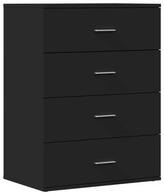 Aparadores 2 pcs 60x39x80 cm derivados de madeira preto