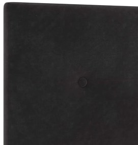Cabeceira LED vidaXL Botão Almofadado Preto 80 cm Veludo