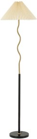 Candeeiro de Pé "Closy" Preto e Dourado – Ø46x172 cm