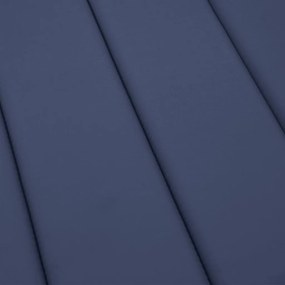 Almofadão de espreguiçadeira tecido oxford azul-marinho