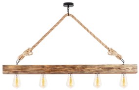 Candeeiro de Teto Erebos – Madeira – 100 x 7 cm