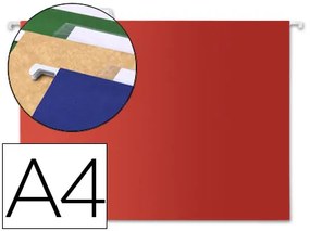 Capas de Suspensão Din A4 Kraft Vermelho