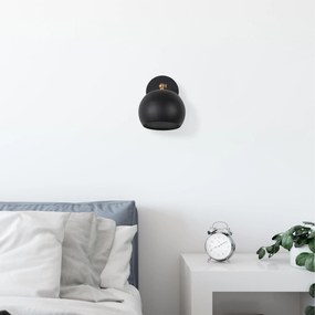 Candeeiro de Parede Sivani – Preto – 15 x 28 cm