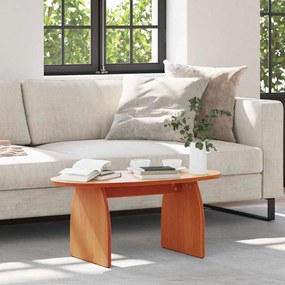 vidaXL Mesa de centro Castanho-mel 80 x 40 x 35 cm