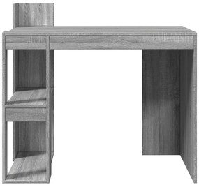 Secretária 103,5x56,5x94cm derivados de madeira cinzento sonoma