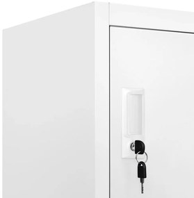 Cacifo 90x40x180 cm aço cinzento-claro