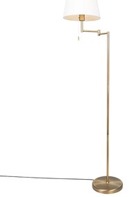 LED Candeeiro de pé clássico inteligente bronze com branco incl. WiFi A60 - Ladas Fix Rústico
