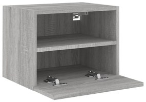 Móveis parede TV 2 pcs 40x30x30 cm deriv. madeira cinza sonoma