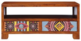 Mesa de centro 90x50x40 cm madeira de acácia maciça