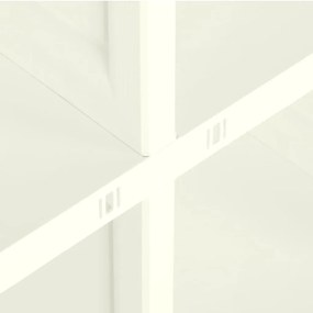 Armário de plástico 79x43x85,5cm design de madeira cor baunilha