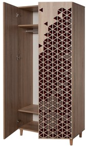 Roupeiro Stil – Carvalho Sonoma – 90x192x52 cm