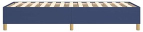 Estrutura de cama sem colchão 80x200 cm azul