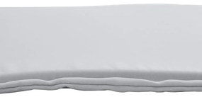 Almofadas de assento de jardim 4 pcs 45x45x2 cm cinzento-claro