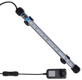 vidaXL Lâmpada LED aquário 28 cm azul