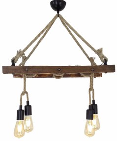 Chandelier Merdiven – Walnut – 80 x 34 x 60 cm