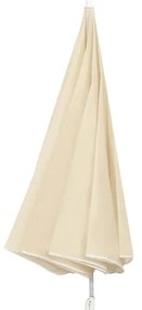 Guarda-sol de jardim com poste de aço 180 cm cor areia