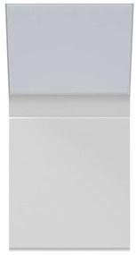 Candeeiro de parede LED para exterior alumínio fundido branco