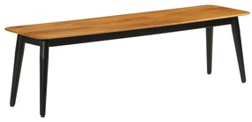 356979 vidaXL Banco 160x40x45 cm madeira de mangueira maciça e ferro