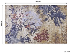 Tapete multicolor 140 x 200 cm KULP Beliani