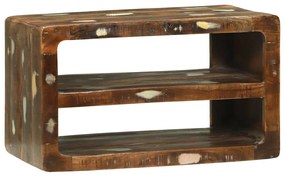 vidaXL Gabinete para TV 60 x 32 x 36 cm Madeira recuperada maciça