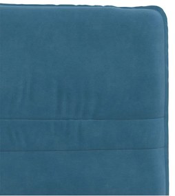 Cadeiras de jantar 2 pcs veludo azul