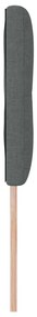 Cabeceira Estofada VidaXL Cinza Escuro 160 cm