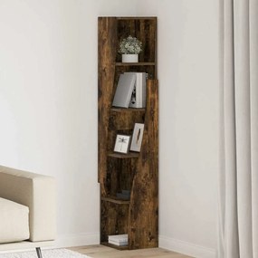 vidaXL Armário de canto Branco 27,5x27x140cm Madeira processada