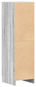 Armário cozinha 38x41,5x131,5cm derivados madeira sonoma cinza