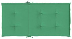 Almofadões lombares p/ cadeiras de jardim 4pcs oxford verde