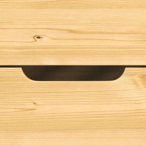 Sofá-cama com 5 gavetas 90x200 cm madeira de pinho maciça IRUN